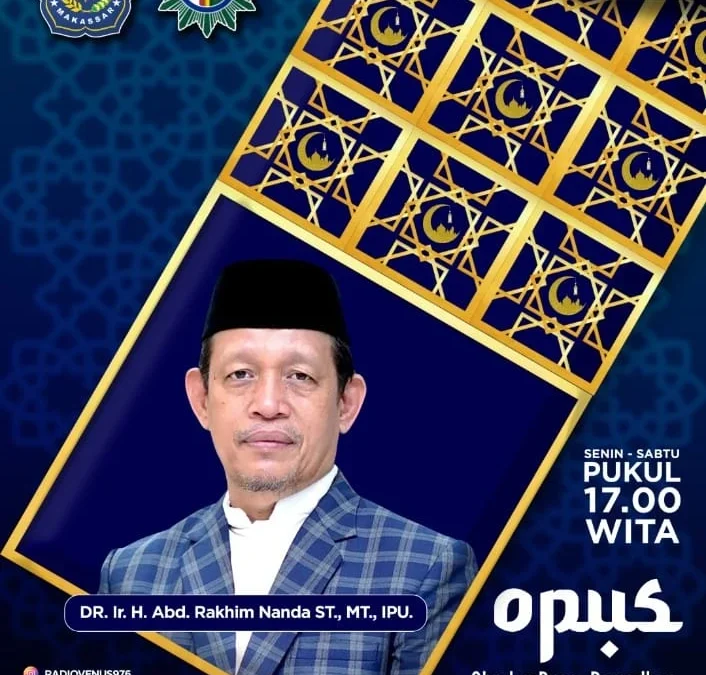 Radio Venus Hadirkan Rektor Unismuh Makassar dalam Program Opus Ramadan